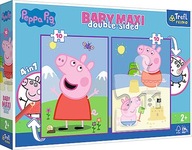 Obojstranné puzzle 2x10 dielikov. Šťastný Peppa's Day Obojstranné puzzle 2x10 dielikov. Šťastný Peppa's Day