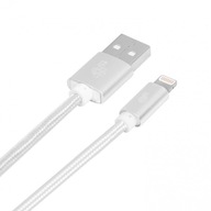 Lightning-USB kábel 1,5m strieborný MFi Lightning-USB kábel 1,5m strieborný MFi