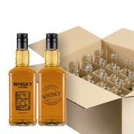 20x fľaše DANIELS 0,5l, potlač WHISKEY GRID