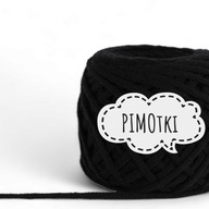 Hrubá priadza Merino PIMOtki - čierna Hrubá priadza Merino PIMOtki - čierna