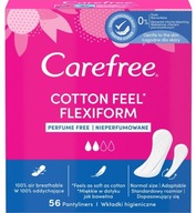 CAREFREE COTTON FEEL hygienické vložky 56 ks