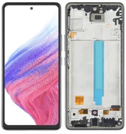 OLED sklo displeja pre Samsung Galaxy A53 5G A536 SM-A536 Čierny rám OLED sklo displeja pre Samsung Galaxy A53 5G A536 SM-A536 Čierny rám