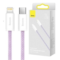Rýchly kábel USB-C Lightning Baseus PD20W 2m Spletený Rýchly kábel USB-C Lightning Baseus PD20W 2m Spletený
