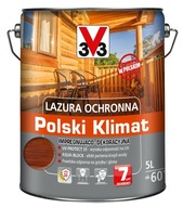 V33 impregnačná dekoratívna glazúra mahagón 5L V33 impregnačná dekoratívna glazúra mahagón 5L