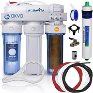 Akvarijný filter reverzná osmóza RO4 100 GPD akváriový demineralizátor Akvarijný filter reverzná osmóza RO4 100 GPD akváriový demineralizátor