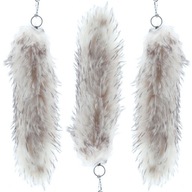 SÚPRAVA FUFFY TAIL PRÍVESKA KĽÚČENKA PRE NÁKUPNÁ TAŠKA KĽÚČE PRILBY ECRU SÚPRAVA FUFFY TAIL PRÍVESKA KĽÚČENKA PRE NÁKUPNÁ TAŠKA KĽÚČE PRILBY ECRU