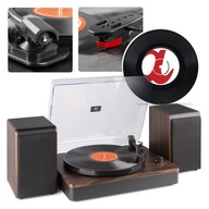 Gramofón AUDIZIO PRO HQ hnedý 100W BT+ vinyl