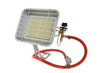Plynový radiátor na solárny valec, redukcia na hadicu