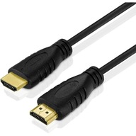 HDMI/HDMI V2.0 M/M Ethernet kábel Čierny 6 m
