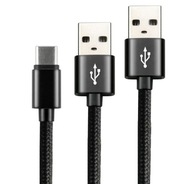 2X EVERAKTÍVNE DLHÉ KÁBLE USB-C TYP-C 3A 2M NYLON 2X EVERAKTÍVNE DLHÉ KÁBLE USB-C TYP-C 3A 2M NYLON