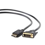 Displayport(M)->DVI-D(24+1) kábel 1,8m