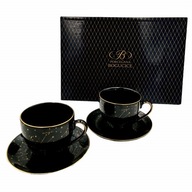 Zodiac Black Bogucice súprava kávových šálok a podšálok Zodiac Black Bogucice súprava kávových šálok a podšálok