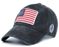 Vintage baseballová čiapka USA FLAG