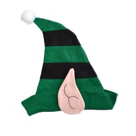 Elfský klobúk so zelenými a čiernymi ušami