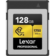 LEXAR CFexpress PRO 128GB Pro Type B 1750 MB/s LEXAR CFexpress PRO 128GB Pro Type B 1750 MB/s