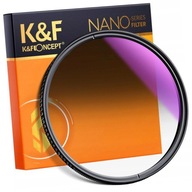 K&F POLOVIČNÝ FILTER sivý NanoX GND8 Soft 62mm