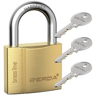 Mosadzný visiaci zámok Gerda KMZ S40 - S4010A Mosadzný visiaci zámok Gerda KMZ S40 - S4010A