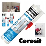 CERESIT CS 9 sanitárny silikón Biely 280ml CERESIT CS 9 sanitárny silikón Biely 280ml