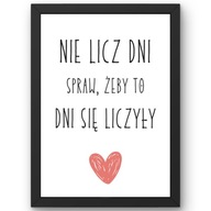 OBRAZ V RÁME DO OBÝVAČKY PLAGÁT S TEXTOM CITÁCIE OBRAZ V RÁME DO OBÝVAČKY PLAGÁT S TEXTOM CITÁCIE