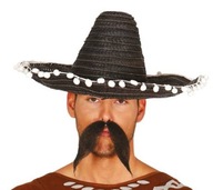 MEXICKÉ SOMBRERO MEXICKÉ ČIERNA 45 CM MEXICKÉ SOMBRERO MEXICKÉ ČIERNA 45 CM