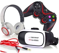 Súprava VR GLASSES + BLUETOOTH REMOTE so slúchadlami Súprava VR GLASSES + BLUETOOTH REMOTE so slúchadlami