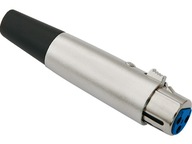 XLR 3P konektor mikrofónu pre hladký kábel