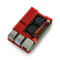 puzdro justPi pre Raspberry Pi 4B - hliník puzdro justPi pre Raspberry Pi 4B - hliník