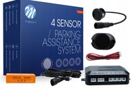 Senzor 4 parkovacie senzory bzučiak CP6 čierny