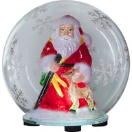 Švédska dekorácia Santa Claus v Led gule