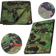 CAMOUFLAGE TARP 3X3M VYZTUŽENÁ CAMO TARP SURVIVAL TARP