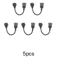5x Jednodielny OBD2 9-pinový adaptér
