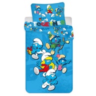 Detské bavlnené obliečky 100x135 The Smurfs