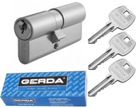 VLOŽKA DVERÍ GERDA WKE1 50/50 10cm 100mm NIKEL 3 KĽÚČ. VLOŽKA DVERÍ GERDA WKE1 50/50 10cm 100mm NIKEL 3 KĽÚČ.