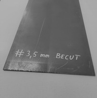 Oceľ BECUT, rozmer #3,5x100x500 mm