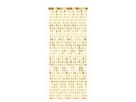 Závesná girlanda, zlaté pozadie vianočného stromčeka, 100 x 245 cm Závesná girlanda, zlaté pozadie vianočného stromčeka, 100 x 245 cm