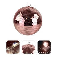 ZRKADLÁ guľa 20cm ružová VITRÍNA HOUSE disco ZRKADLÁ guľa 20cm ružová VITRÍNA HOUSE disco