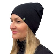 Dámska unisex jesenná zimná bavlnená čiapka SRV sport black Dámska unisex jesenná zimná bavlnená čiapka SRV sport black
