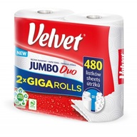 Velvet Jumbo Duo papierová utierka 2 rolky 2-D