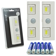 2x LED osvetlenie pod skrinkou pohybový senzor + batérie