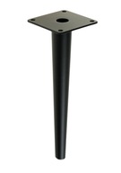 Rovná čierna oceľová noha, loft, na stôl 71 cm Rovná čierna oceľová noha, loft, na stôl 71 cm