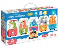 Puzzle s otvorom Počítací vláčik 3+ Czuczu Puzzle s otvorom Počítací vláčik 3+ Czuczu