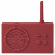 Lexon Tykho 3 Rádio Bluetooth červený DIZAJN