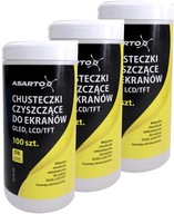 Utierky na čistenie TFT LCD obrazovky, 100 kusov Utierky na čistenie TFT LCD obrazovky, 100 kusov