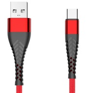 2m Spider USB-C TYP-C kábel RÝCHLE NABÍJANIE 3A 2m Spider USB-C TYP-C kábel RÝCHLE NABÍJANIE 3A