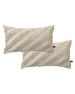 Béžové dekoračné obliečky na vankúše, 2 ks, 30x50cm, so zapínaním na zips Béžové dekoračné obliečky na vankúše, 2 ks, 30x50cm, so zapínaním na zips
