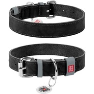Kožený obojok pre psa, veľkosť L, 38-49 cm 25 mm Kožený obojok pre psa, veľkosť L, 38-49 cm 25 mm