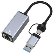 SIEŤOVÁ KARTA USB 3.0 GIGABIT LAN 1000 Mb RJ45