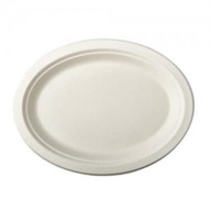 Trstinový tanier oválny 32 x 26 cm, 50 ks