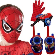 SPIDERMAN HERO SET 3v1 DVOJNÁCHODNÁ PRENOSOVÁ MASKA Spúšťač RUKAVICE SPIDERMAN HERO SET 3v1 DVOJNÁCHODNÁ PRENOSOVÁ MASKA Spúšťač RUKAVICE