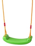 Woody Plastová hojdačka na lavicu - zelená